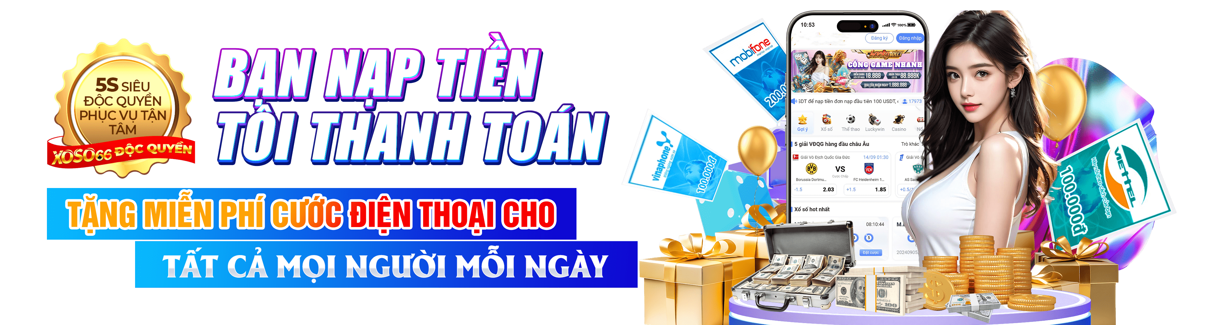 Hình ảnh quảng cáo của df999 hiển thị nền tảng và các lợi ích